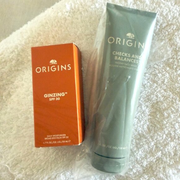 Origins Other - Origins Ginzing SPF 30 Moisturizer 1.7 oz Checks and Balances 5 fl oz Face Wash